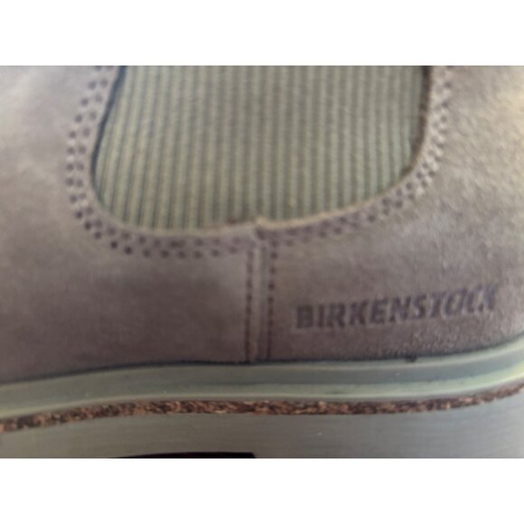 Birkenstock Womens Suede Chelsea Boots Size 37 Highwood Taupe Slip-On Ankle Styl - Picture 8 of 12